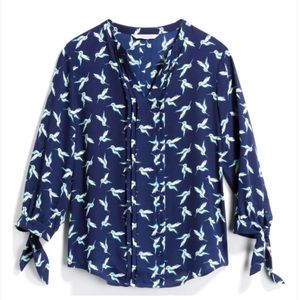 41 Hawthorn Melisa Tie Sleeve Detail Blouse NWT